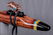 Brazilian Kingwood Native American Flute, Minor, Low E-4, #K5K (11)